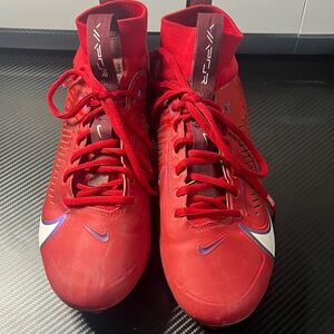 Nike Red and Blue Athletic Shoes